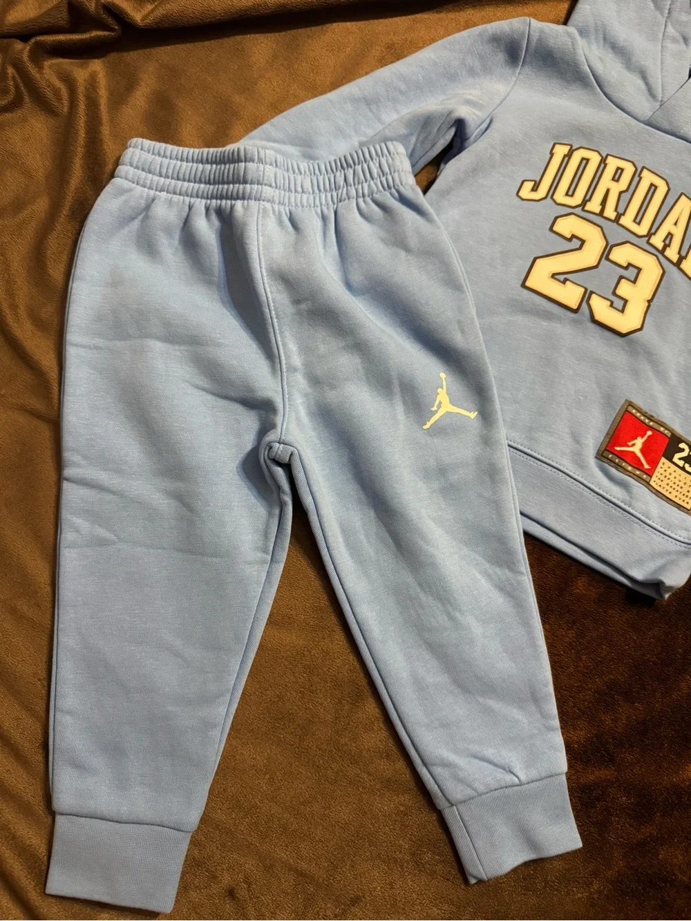 Jordan Light Blue '23 Hoodie & Jogger Set for Kids